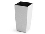 Dekorativní květináč Eliot stone 30 x 58 cm bílá