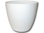 Dekorativní květináč Ella 15 cm - matná bílá