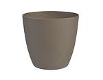 Dekorativní květináč Ella 15 cm - matný taupe