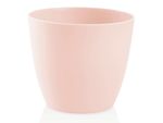 Dekorativní květináč Ella mat 21 cm bledě růžová