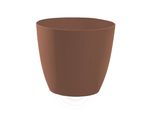 Dekorativní květináč Ella mat 21cm barva mocha mousse