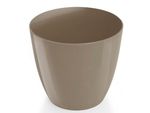 Dekorativní květináč Ella 25 cm - taupe