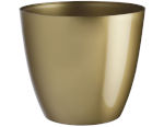 Dekorativní květináč Ella 13 cm - lesklá rich gold
