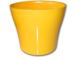 Dekorativní květináč Tulipán 24 cm - žlutá