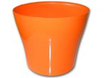 Dekorativní květináč Tulipán 24 cm - oranžová