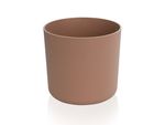 Dekorativní květináč Lora 22 cm mocha mousse