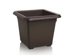 Květináč Quattro 20x20 cm - hnědá